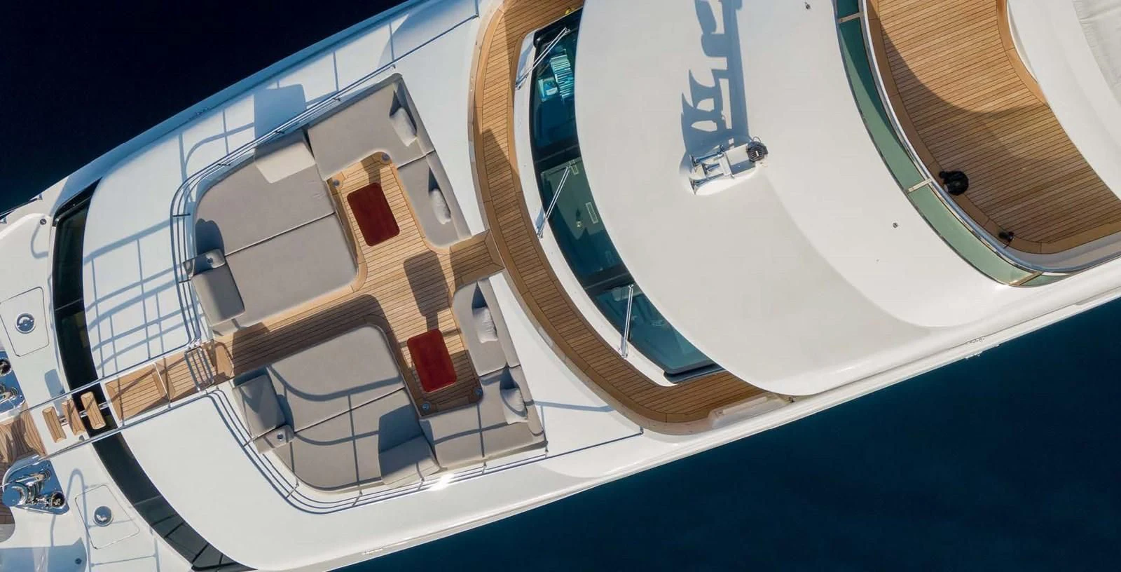 a close-up of a white guitar aboard EDESIA Yacht for Sale