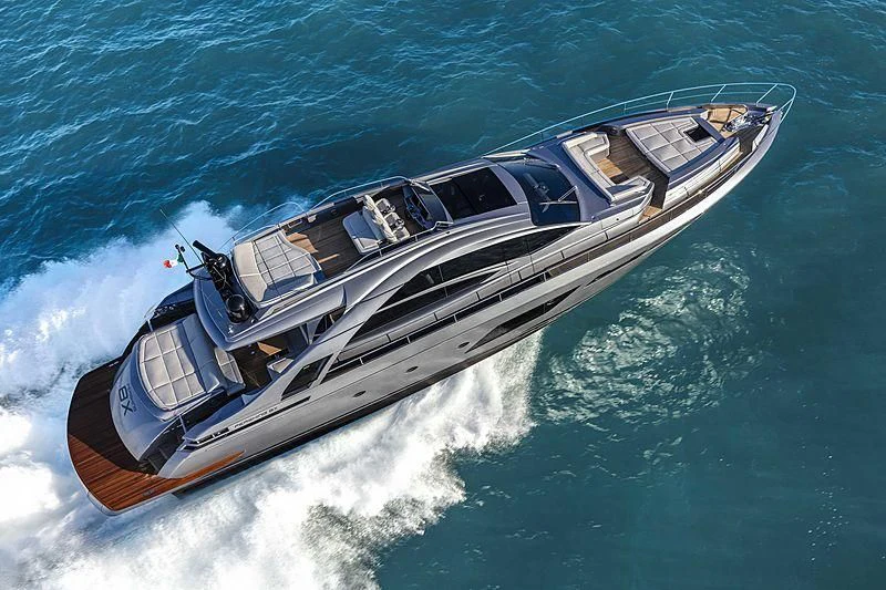 a boat on the water aboard BEYOND Yacht for Sale