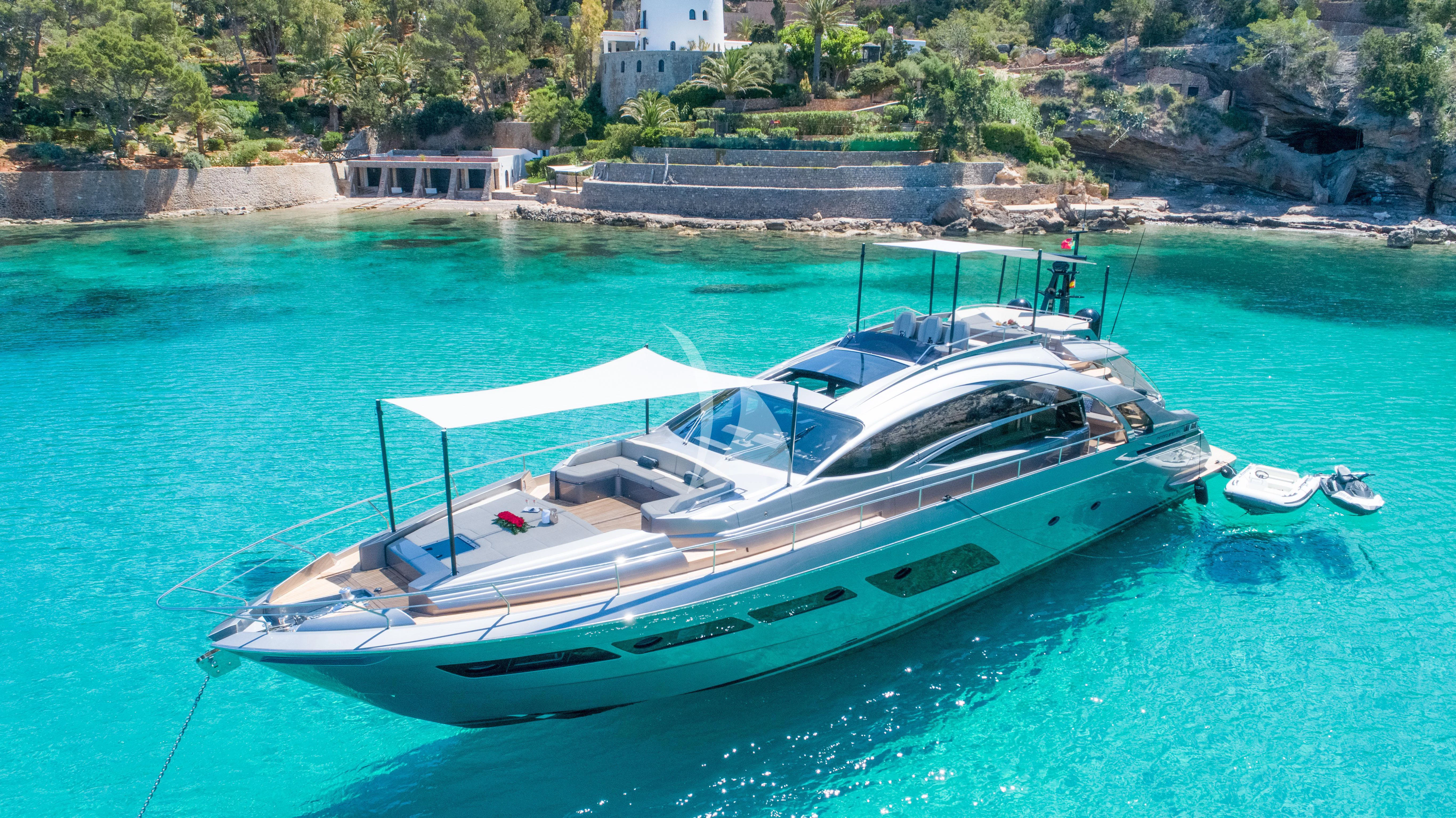 a boat in the water aboard BEYOND Yacht for Sale