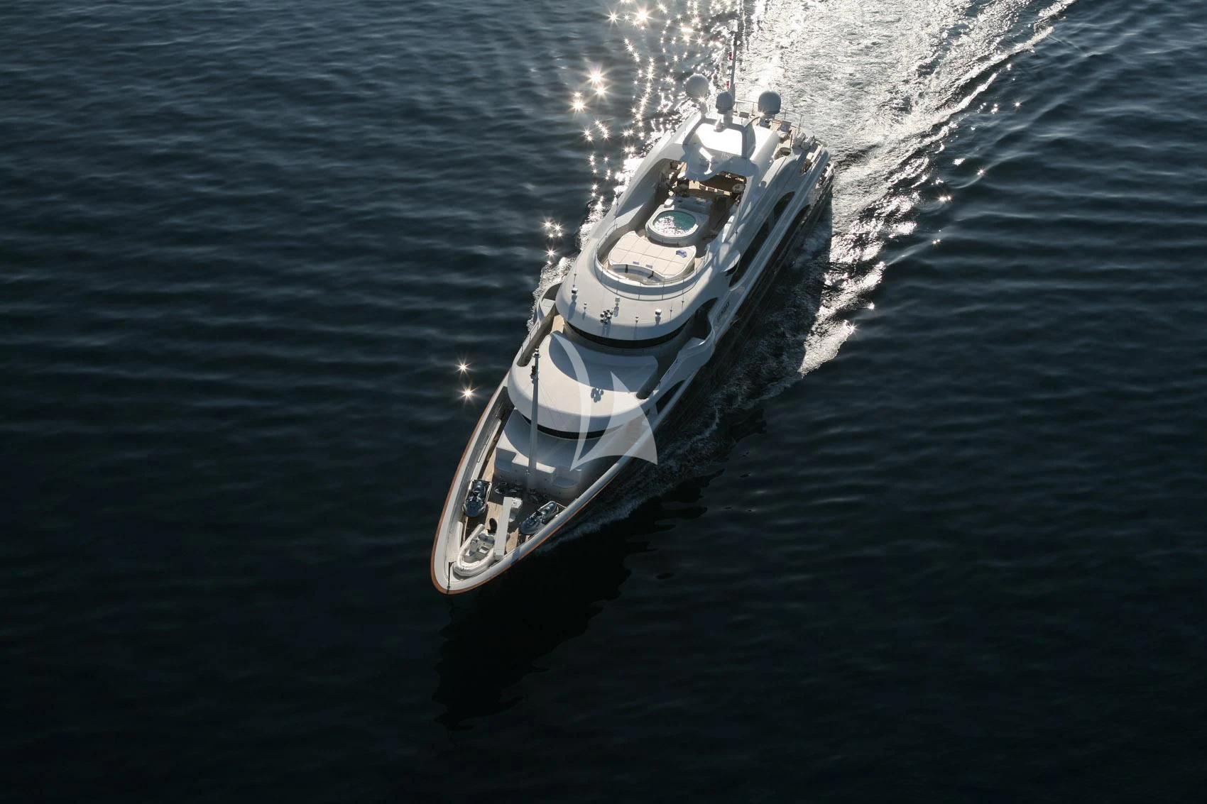 a boat on the water aboard SUNDAY Yacht for Charter
