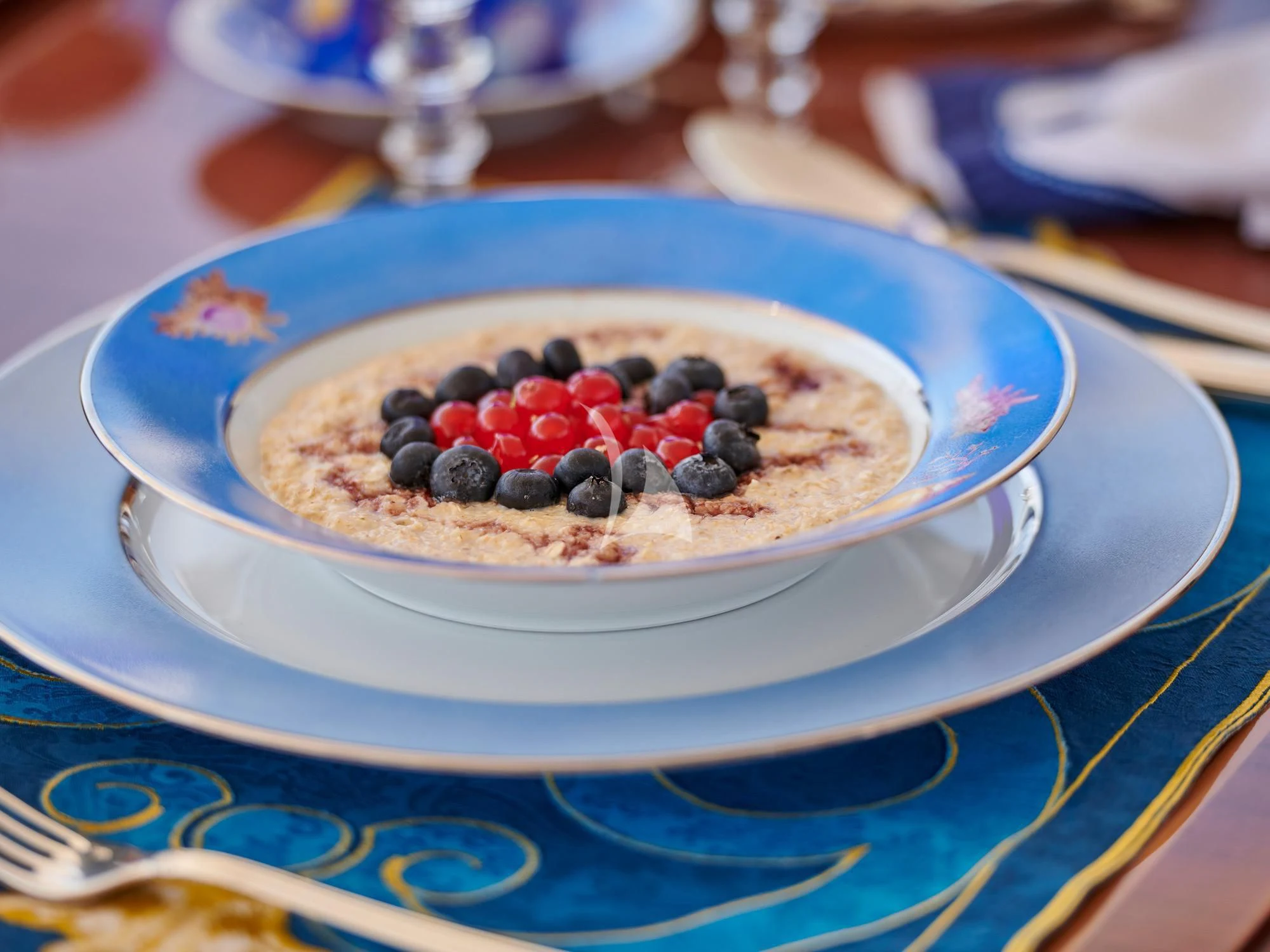 a plate of food aboard SUNDAY Yacht for Charter