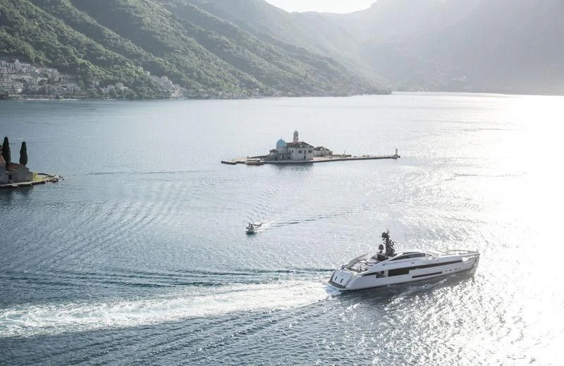 a couple of boats in the water aboard AURORA Yacht for Sale