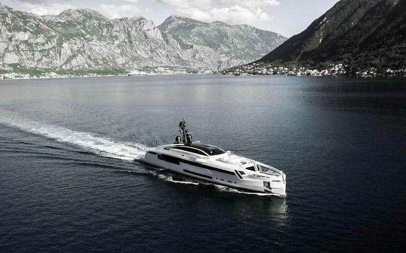 a boat on the water aboard AURORA Yacht for Sale