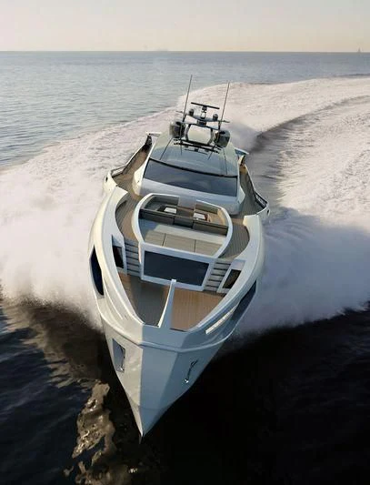 a boat on a beach aboard AURORA Yacht for Sale