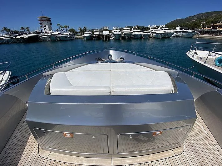 a boat in the water aboard MM Yacht for Sale