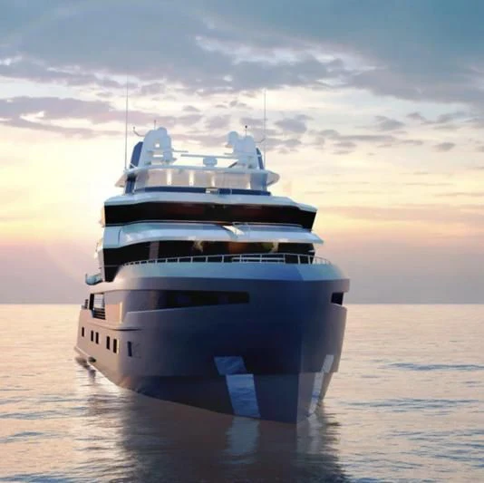 a ship in the water aboard HORIZON II Yacht for Sale