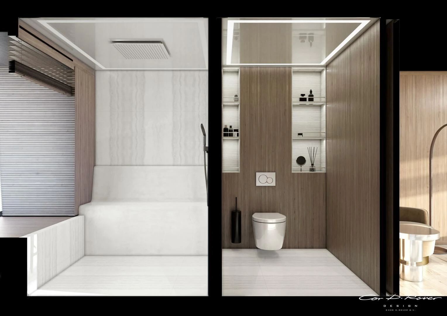 a room with a toilet and a sink aboard HORIZON II Yacht for Sale