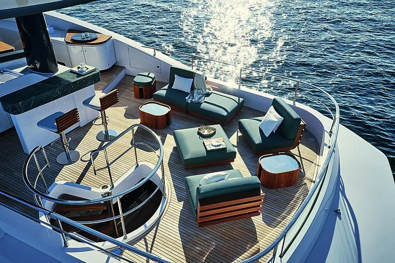 a boat on the water aboard JAKAT Yacht for Sale
