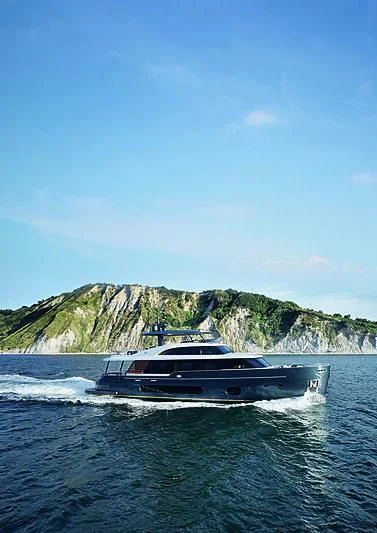 a boat on the water aboard JAKAT Yacht for Sale