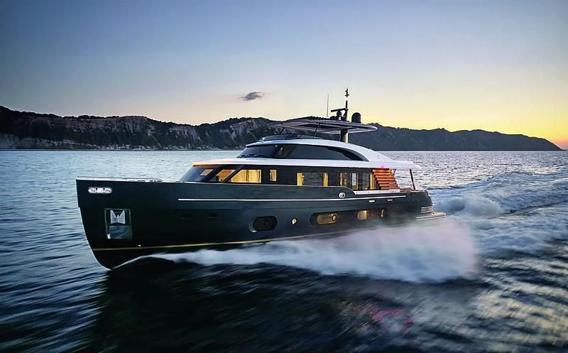 a boat on the water aboard JAKAT Yacht for Sale