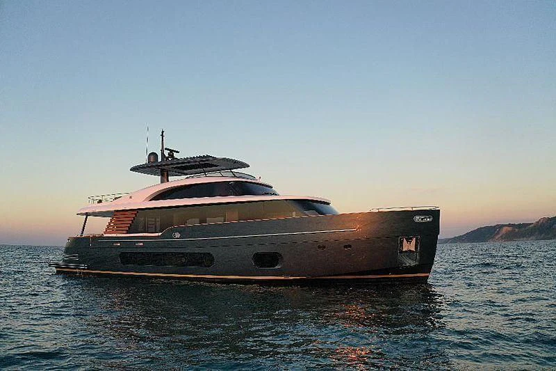 a boat on the water aboard JAKAT Yacht for Sale
