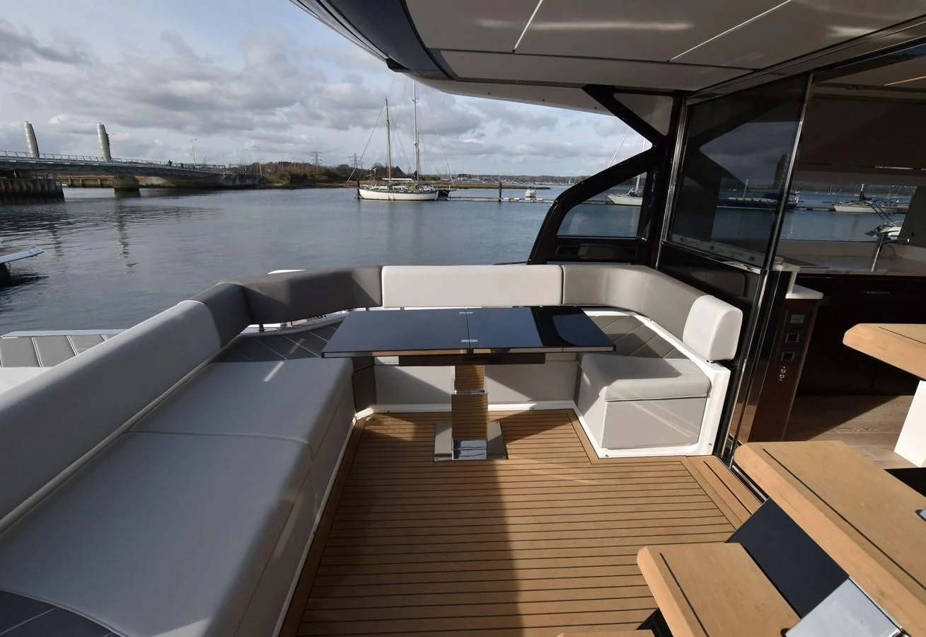 a boat on the water aboard FIVE II Yacht for Sale