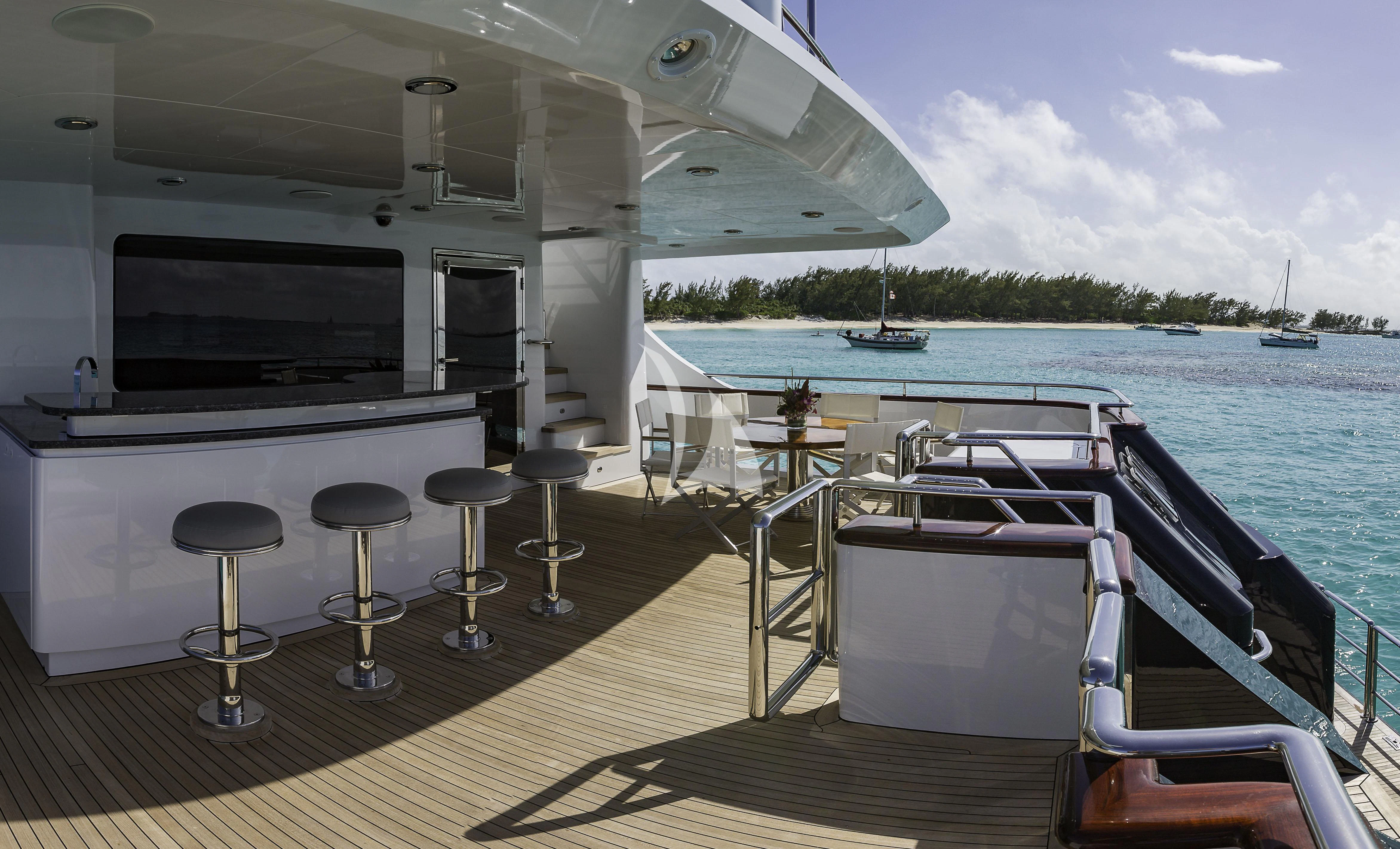 a boat on a boat aboard M3 Yacht for Sale