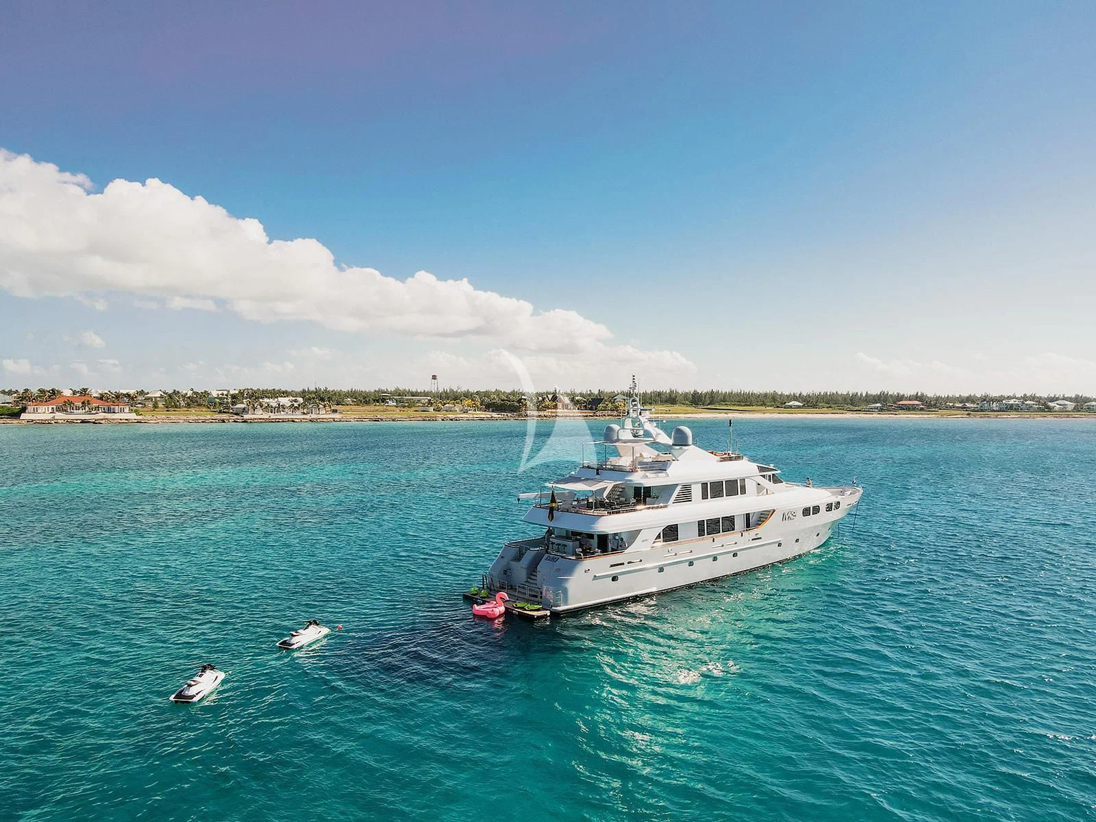 a boat in the water aboard M3 Yacht for Sale