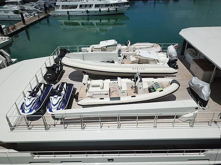 a boat on the water aboard UM ALHOUL Yacht for Sale