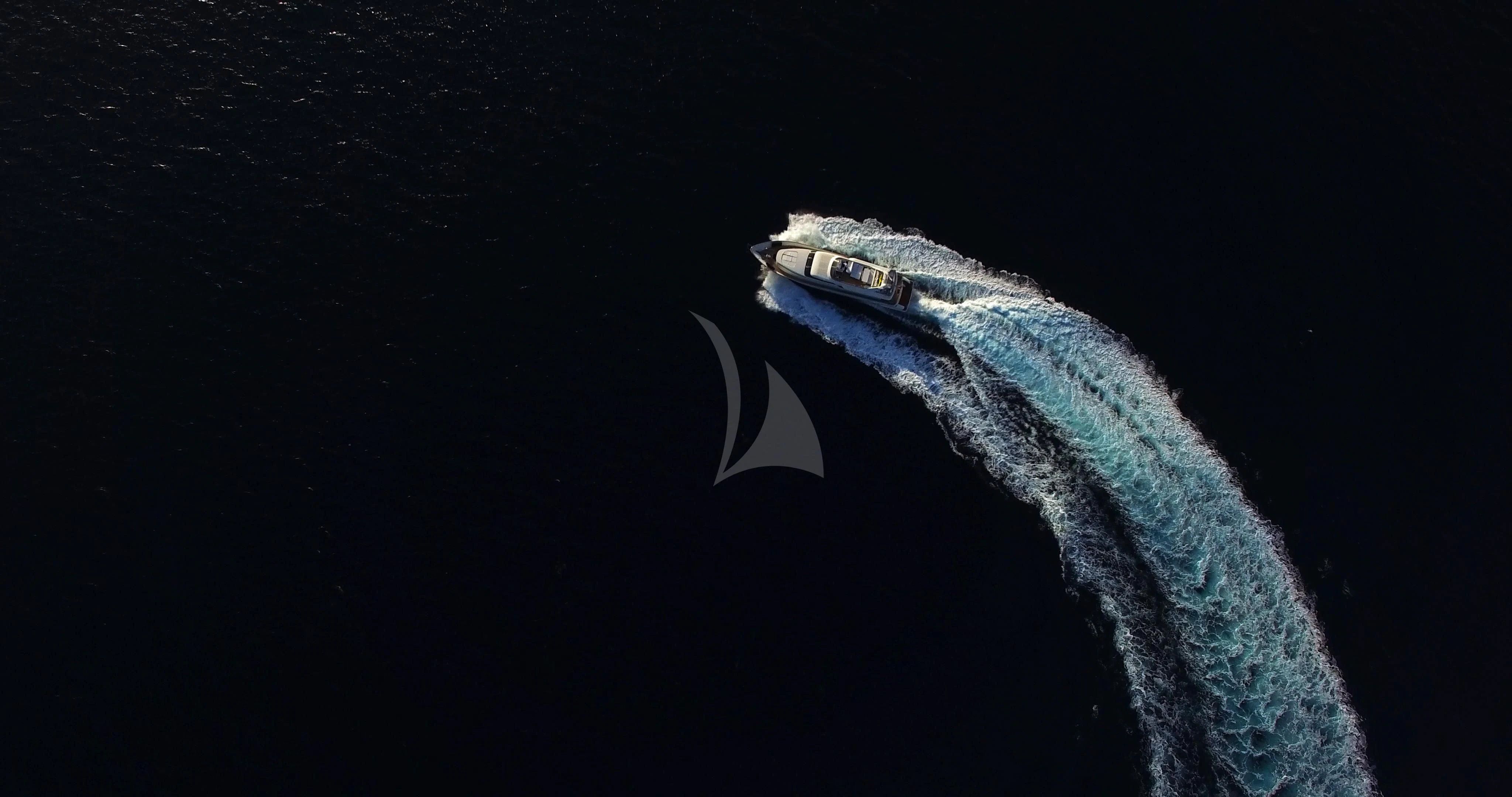 a silver and blue snake aboard ALANDINI Yacht for Sale