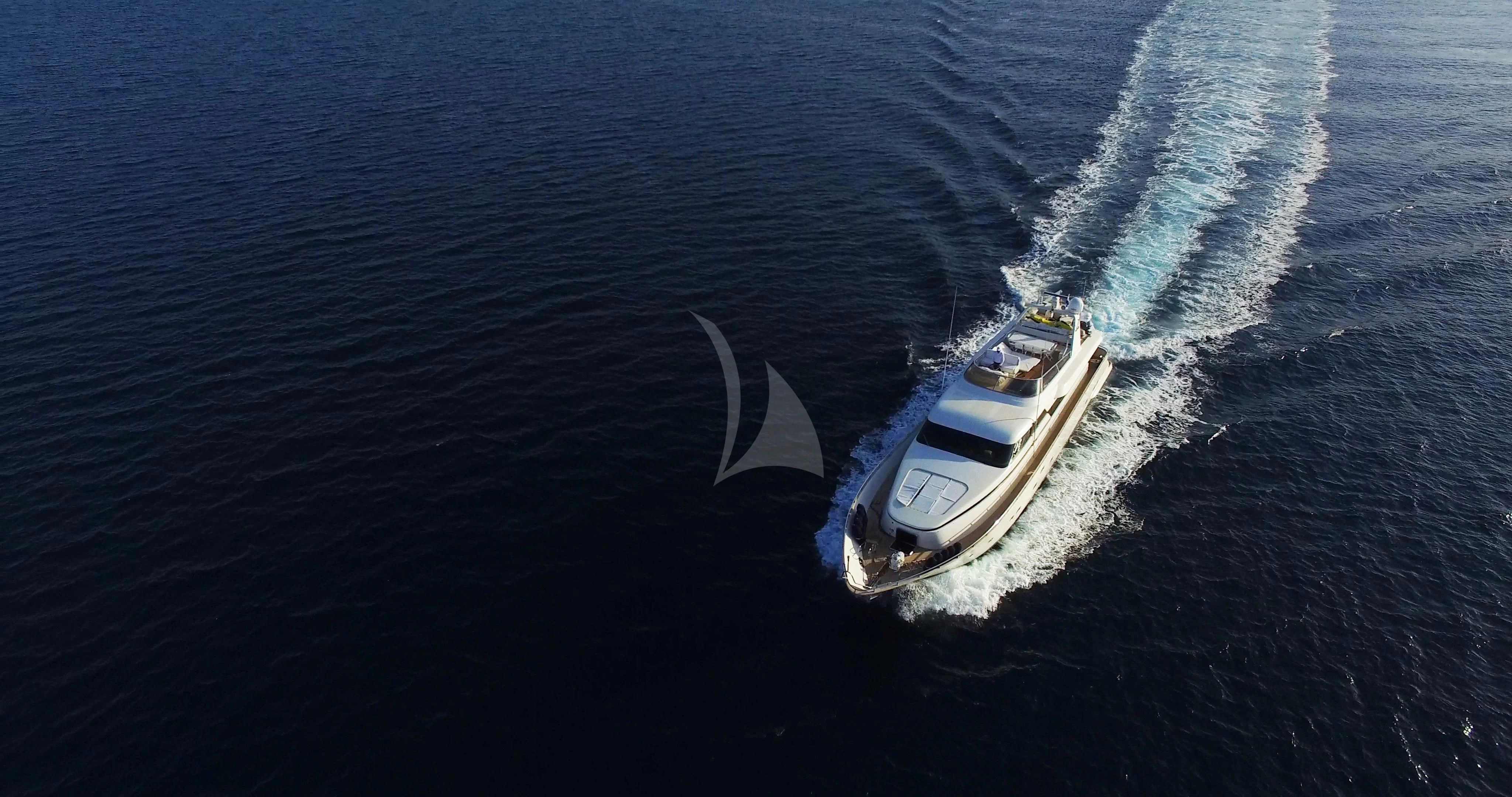 a boat on the water aboard ALANDINI Yacht for Sale