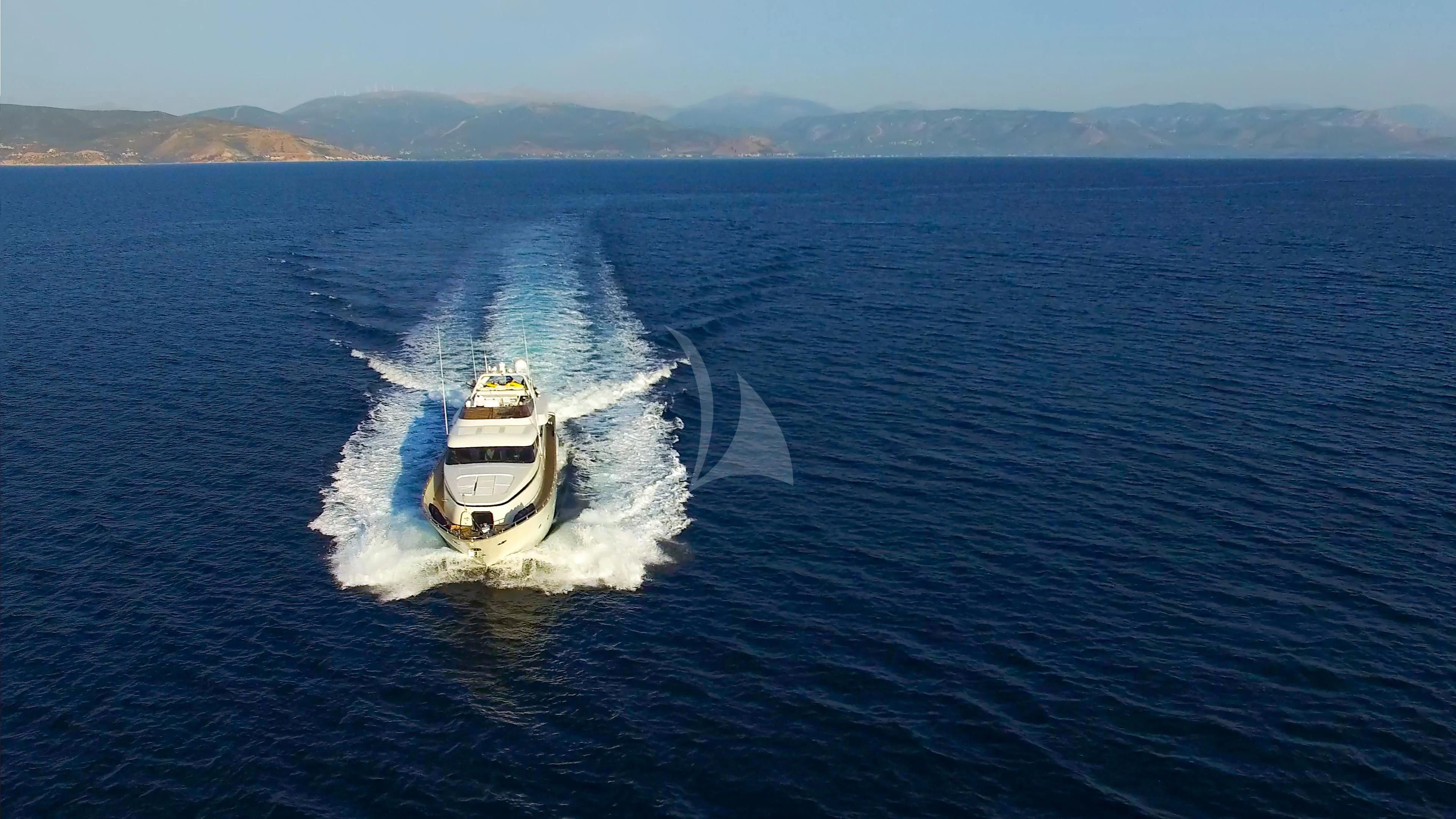 a boat on the water aboard ALANDINI Yacht for Sale