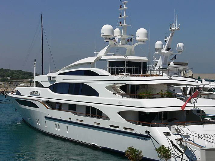 a white yacht in the water aboard NEXT CHAPTER Yacht for Sale