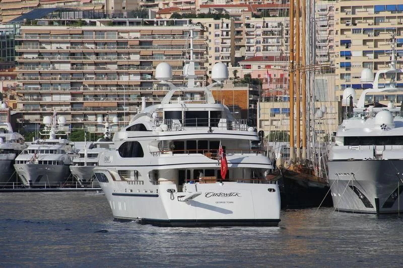 a group of boats in a harbor aboard NEXT CHAPTER Yacht for Sale