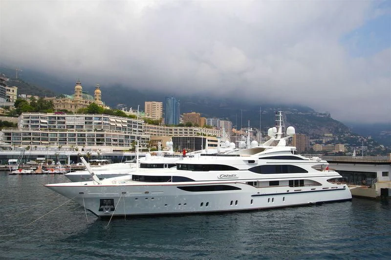 a yacht in the water aboard NEXT CHAPTER Yacht for Sale