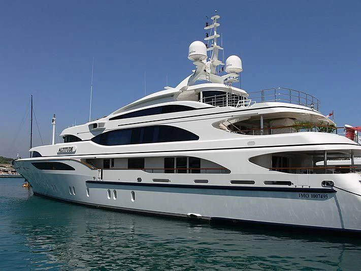 a large white yacht aboard NEXT CHAPTER Yacht for Sale