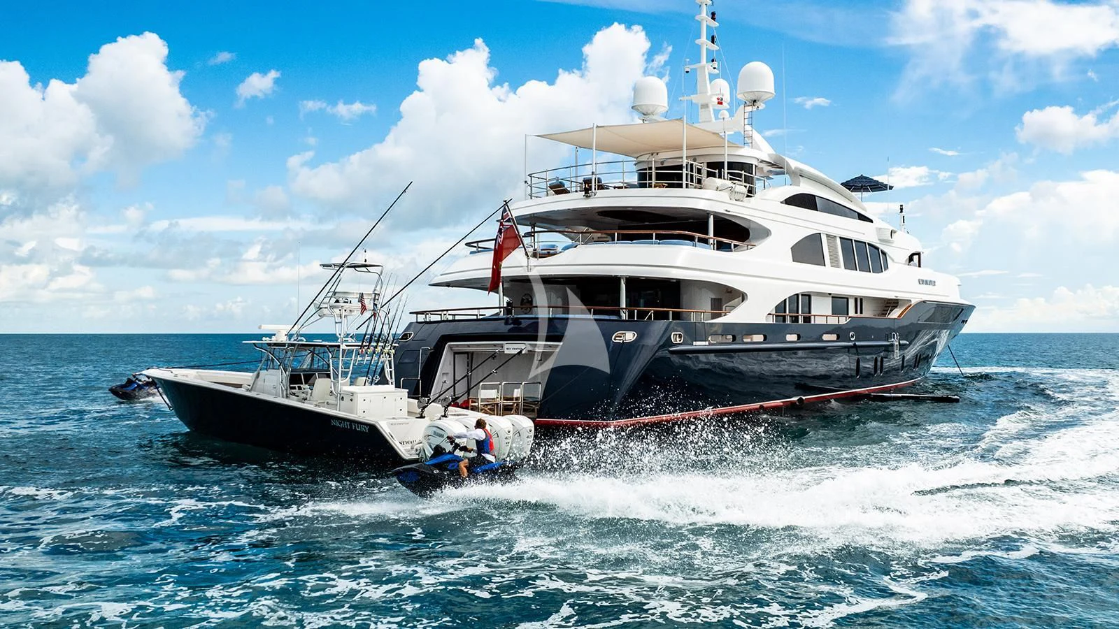 a boat on the water aboard NEXT CHAPTER Yacht for Sale