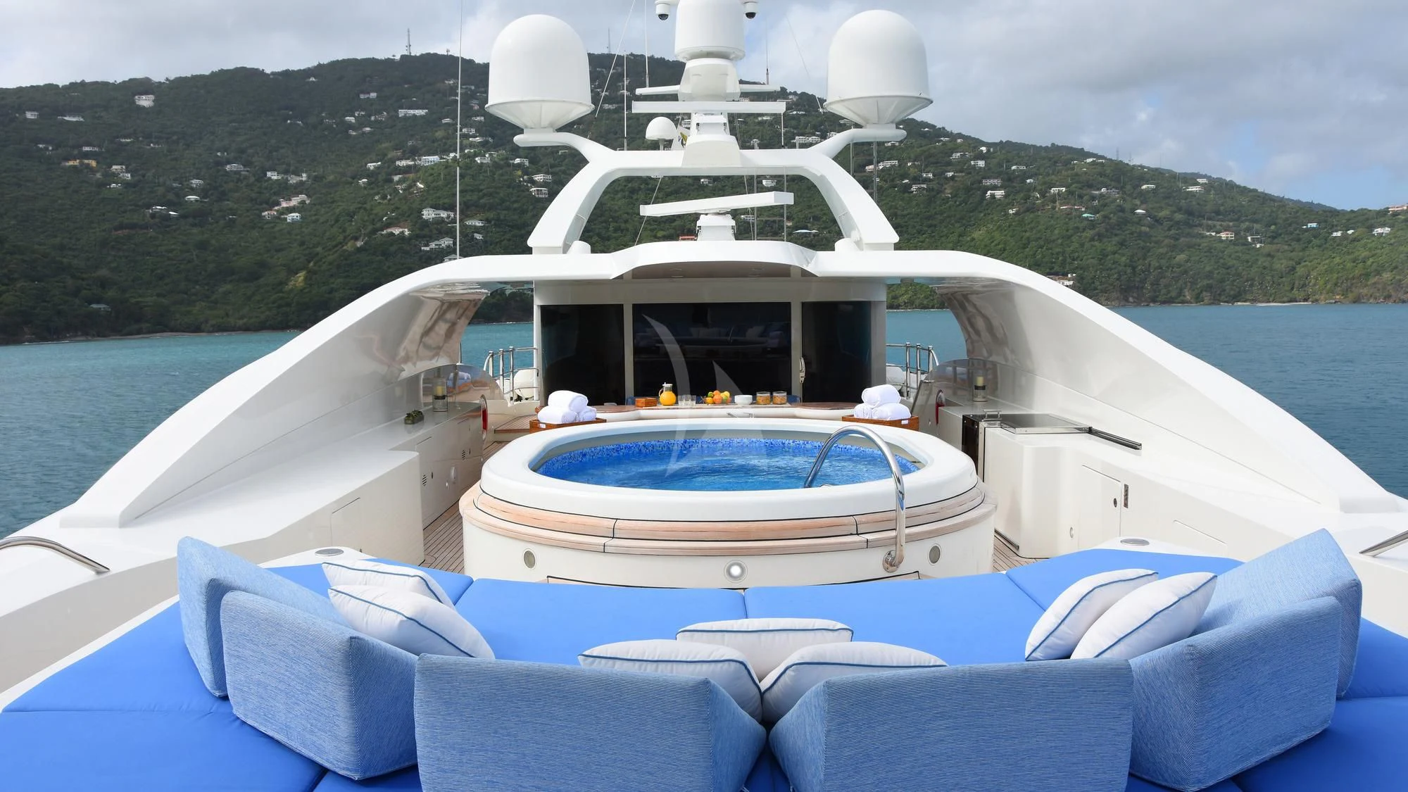 a boat on the water aboard NEXT CHAPTER Yacht for Sale