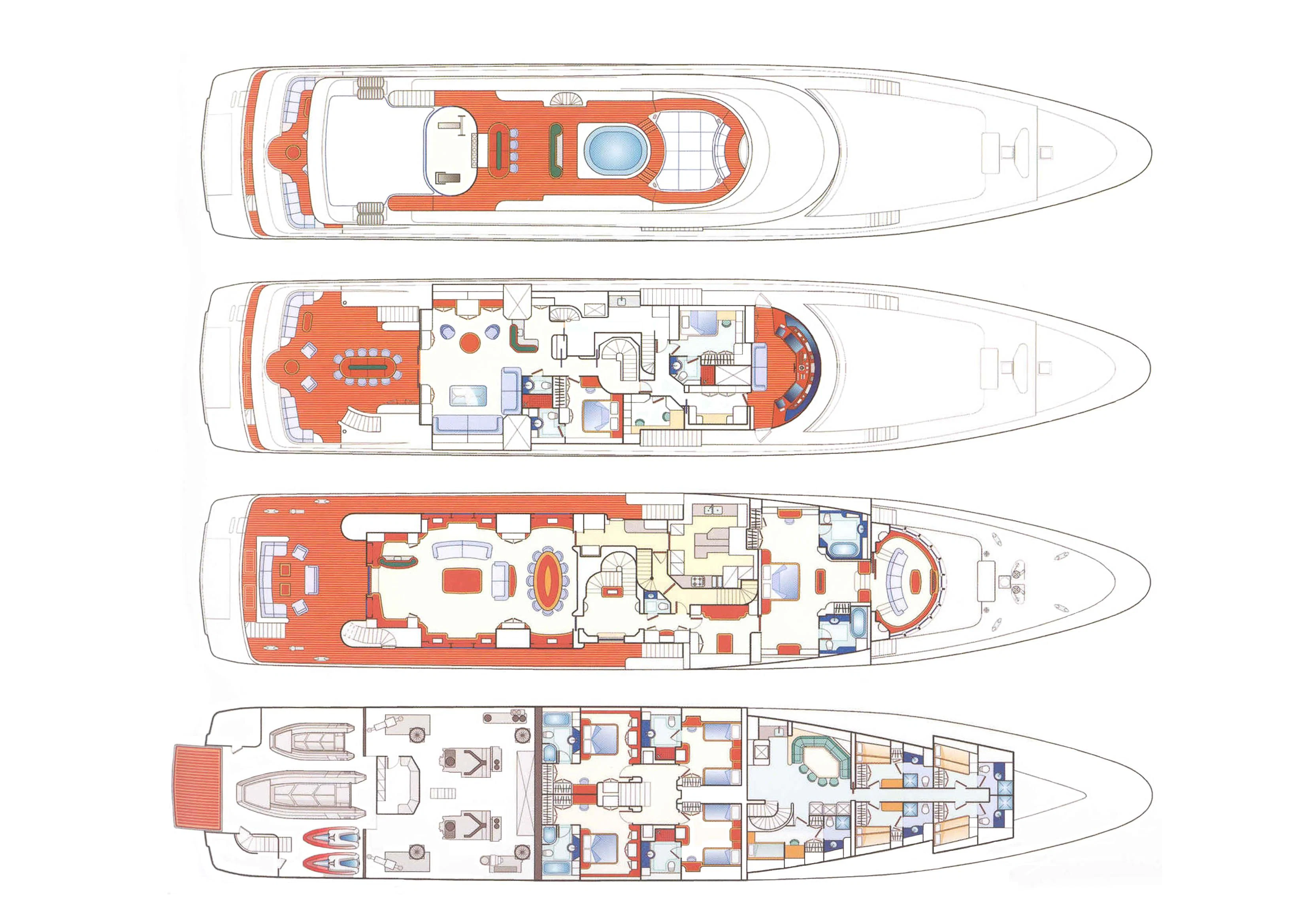 diagram aboard NEXT CHAPTER Yacht for Sale