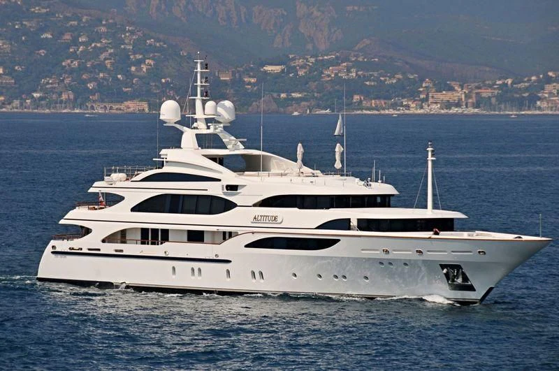 a white yacht in the water aboard NEXT CHAPTER Yacht for Sale