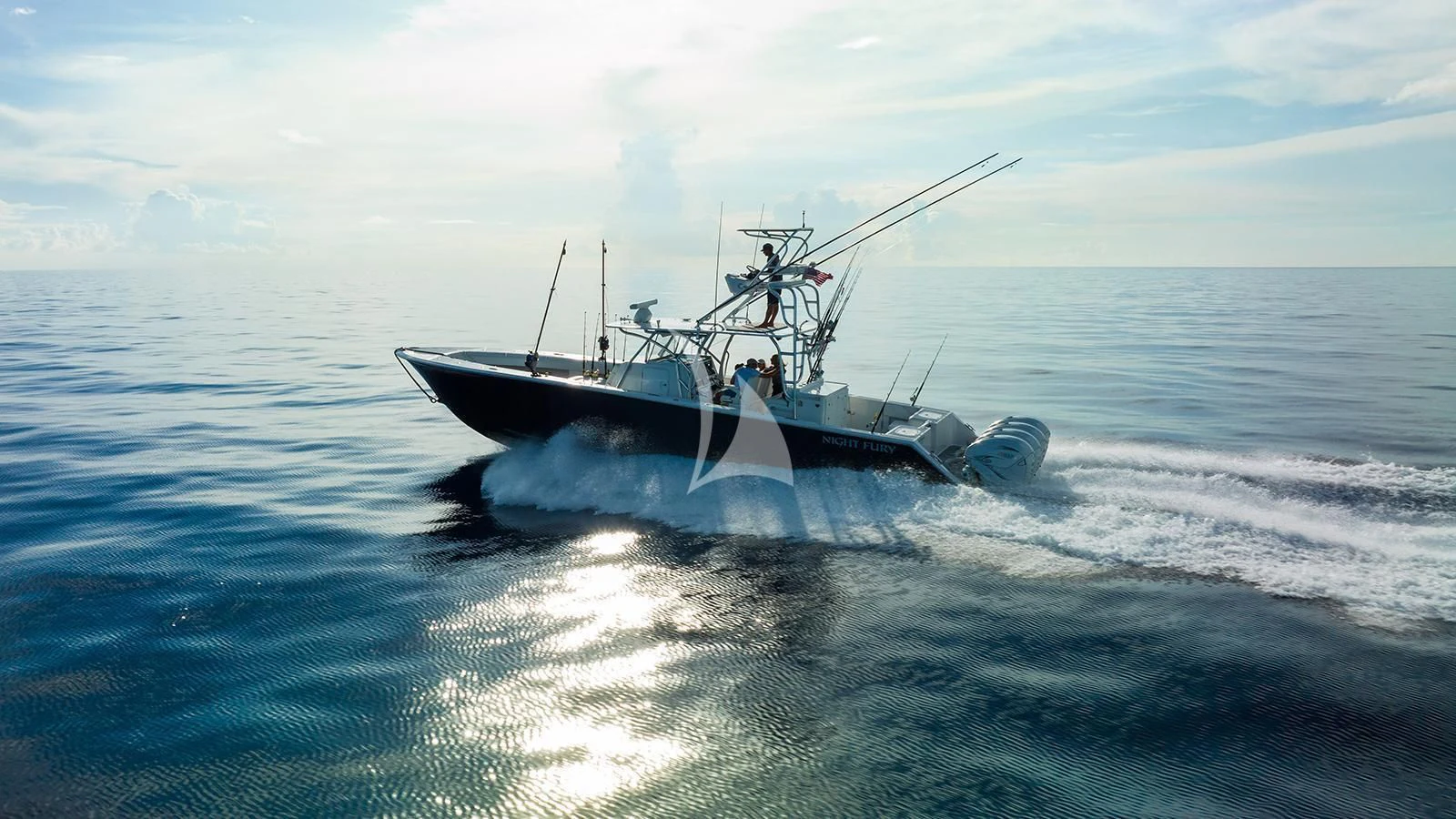 a boat in the water aboard NEXT CHAPTER Yacht for Sale
