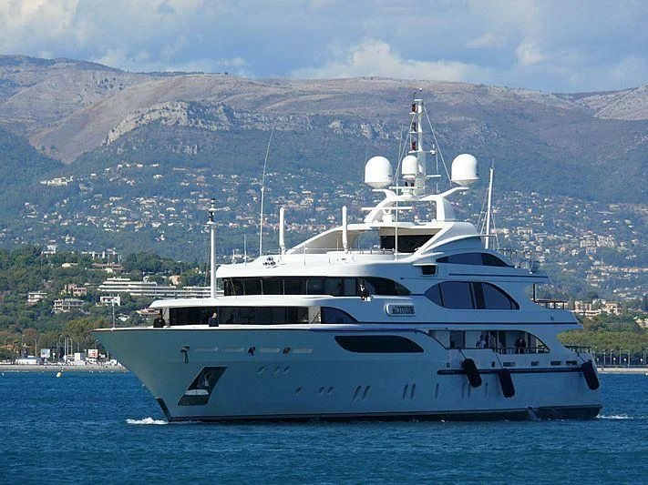 a white yacht in the water aboard NEXT CHAPTER Yacht for Sale