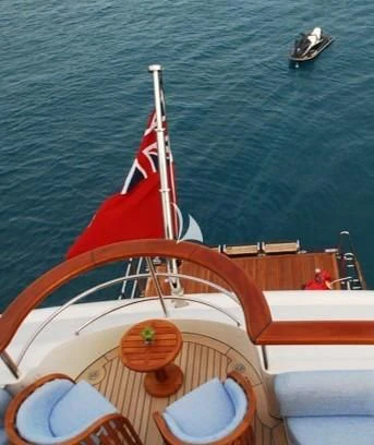 a boat on the water aboard NEXT CHAPTER Yacht for Sale