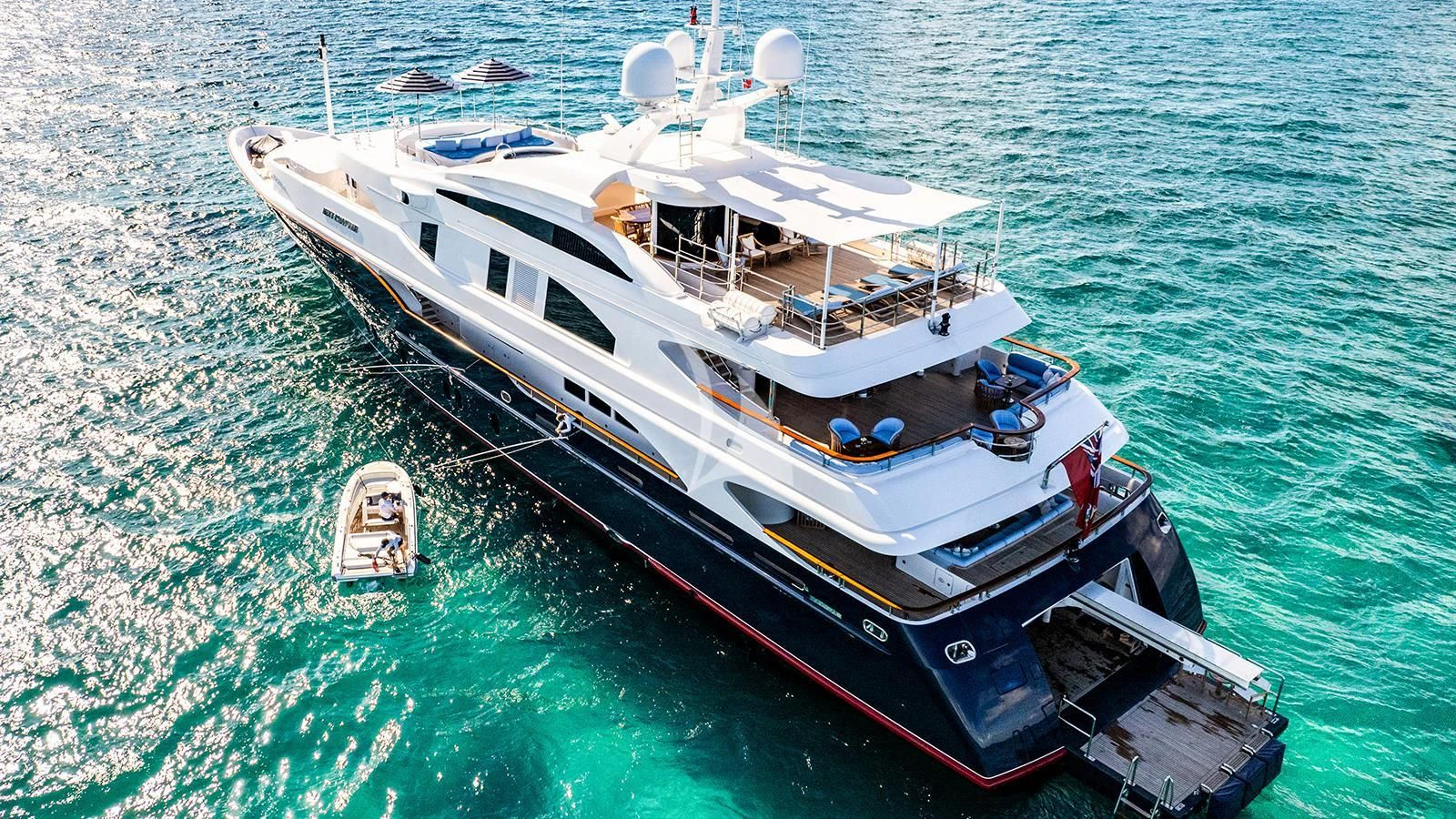 a boat on the water aboard NEXT CHAPTER Yacht for Sale
