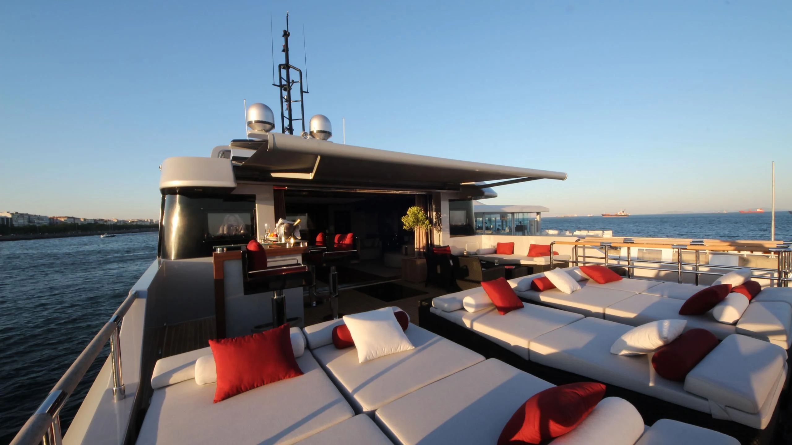 a boat on the water aboard OCEAN CLUB Yacht for Sale
