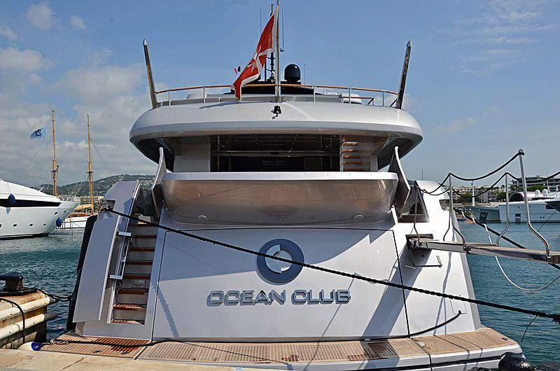 a boat on the water aboard OCEAN CLUB Yacht for Sale