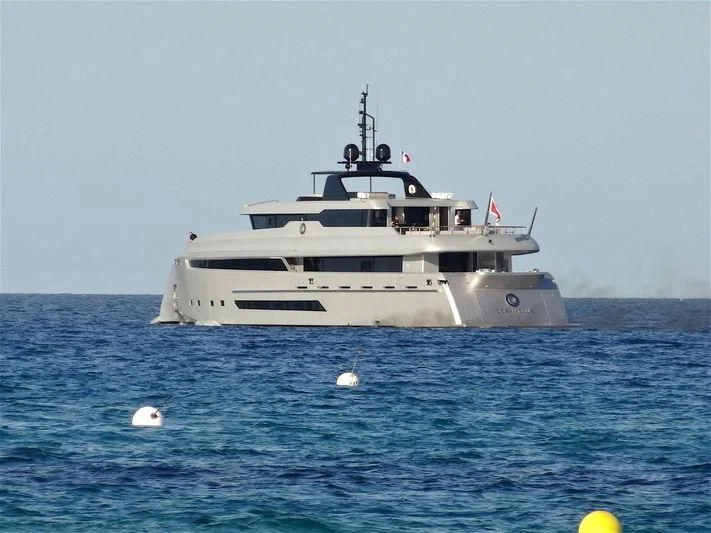 a boat in the water aboard OCEAN CLUB Yacht for Sale