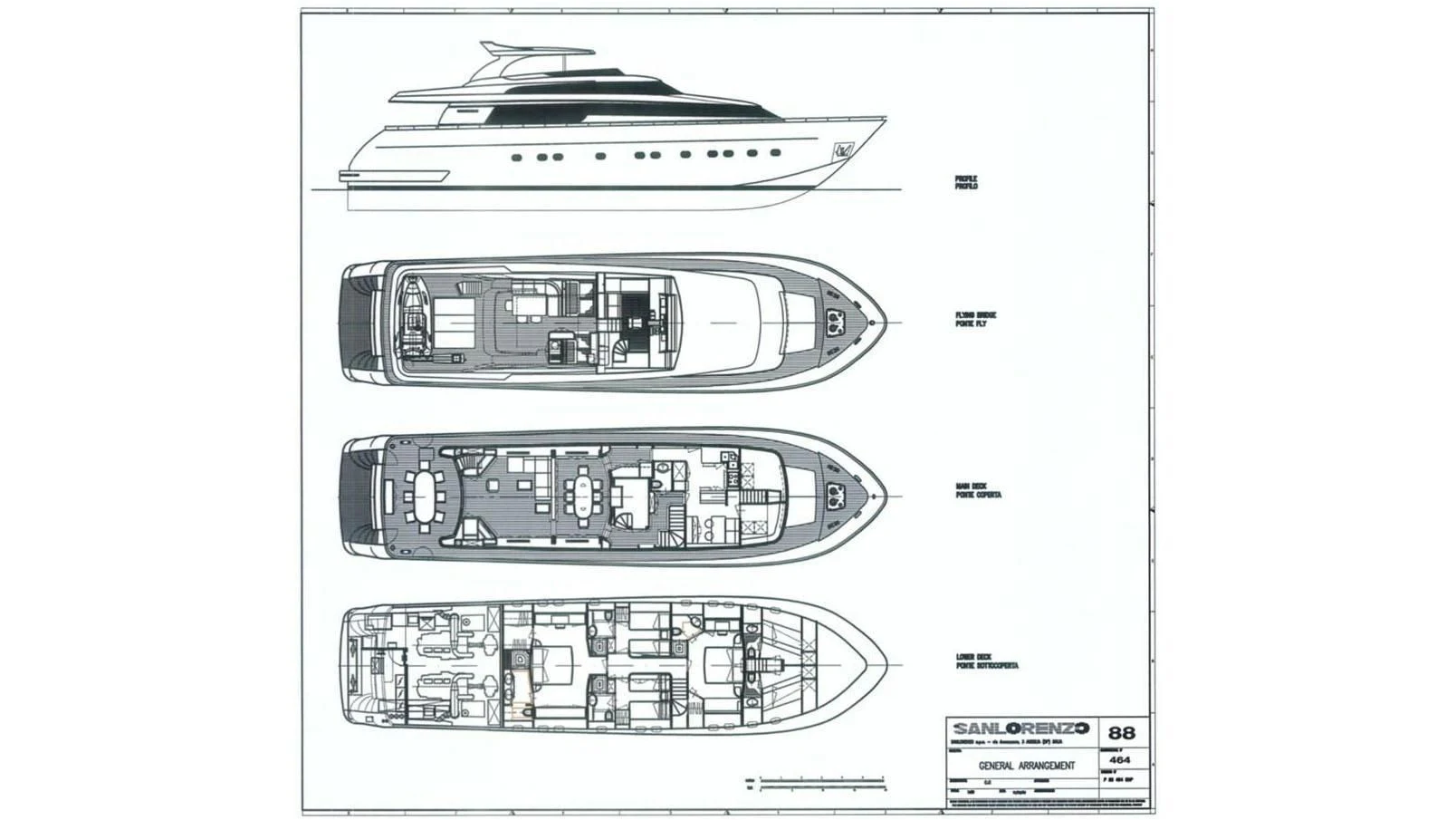 a computer with a blue and white background aboard FASTER Yacht for Sale