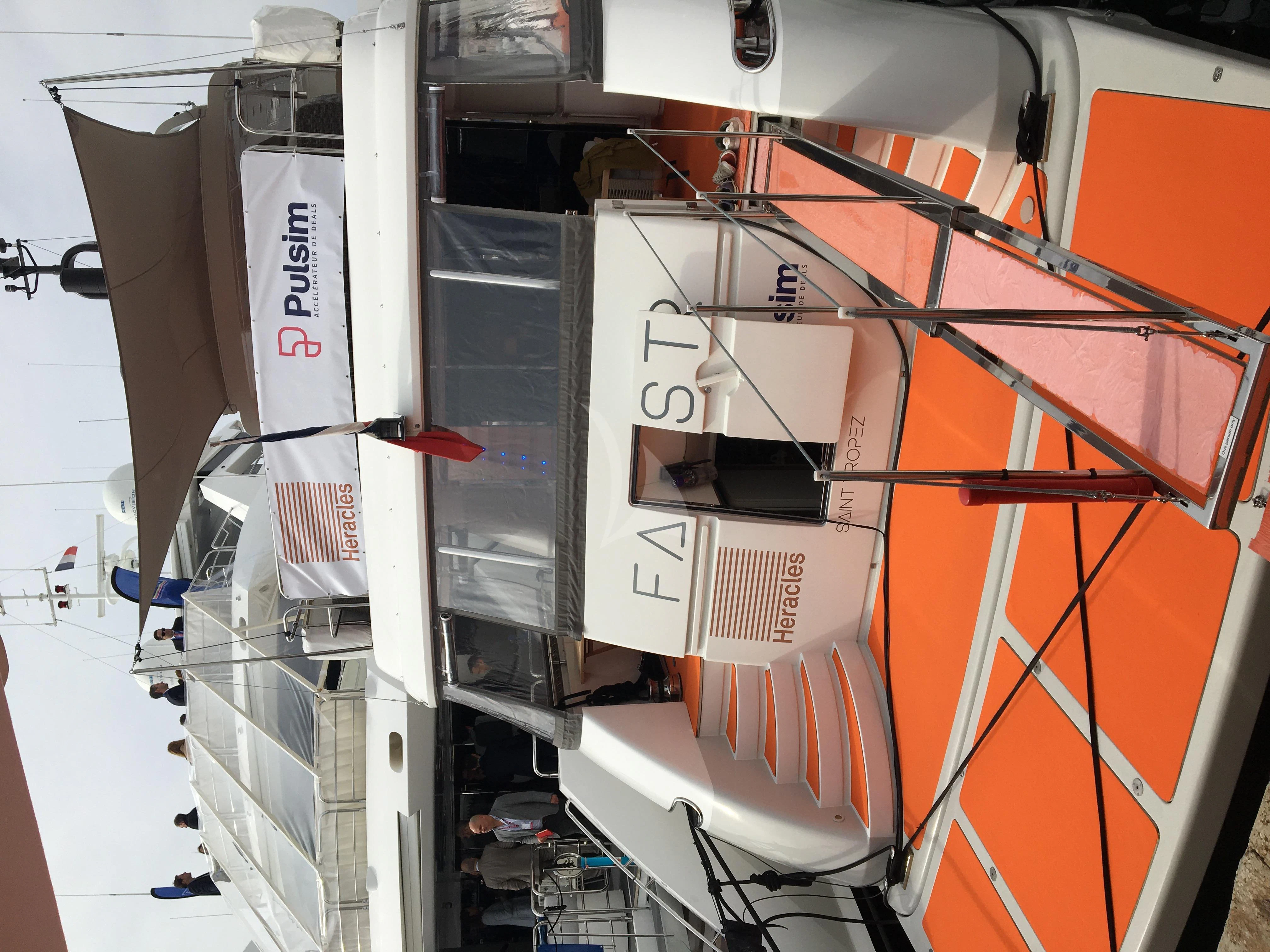 diagram, engineering drawing aboard FASTER Yacht for Sale