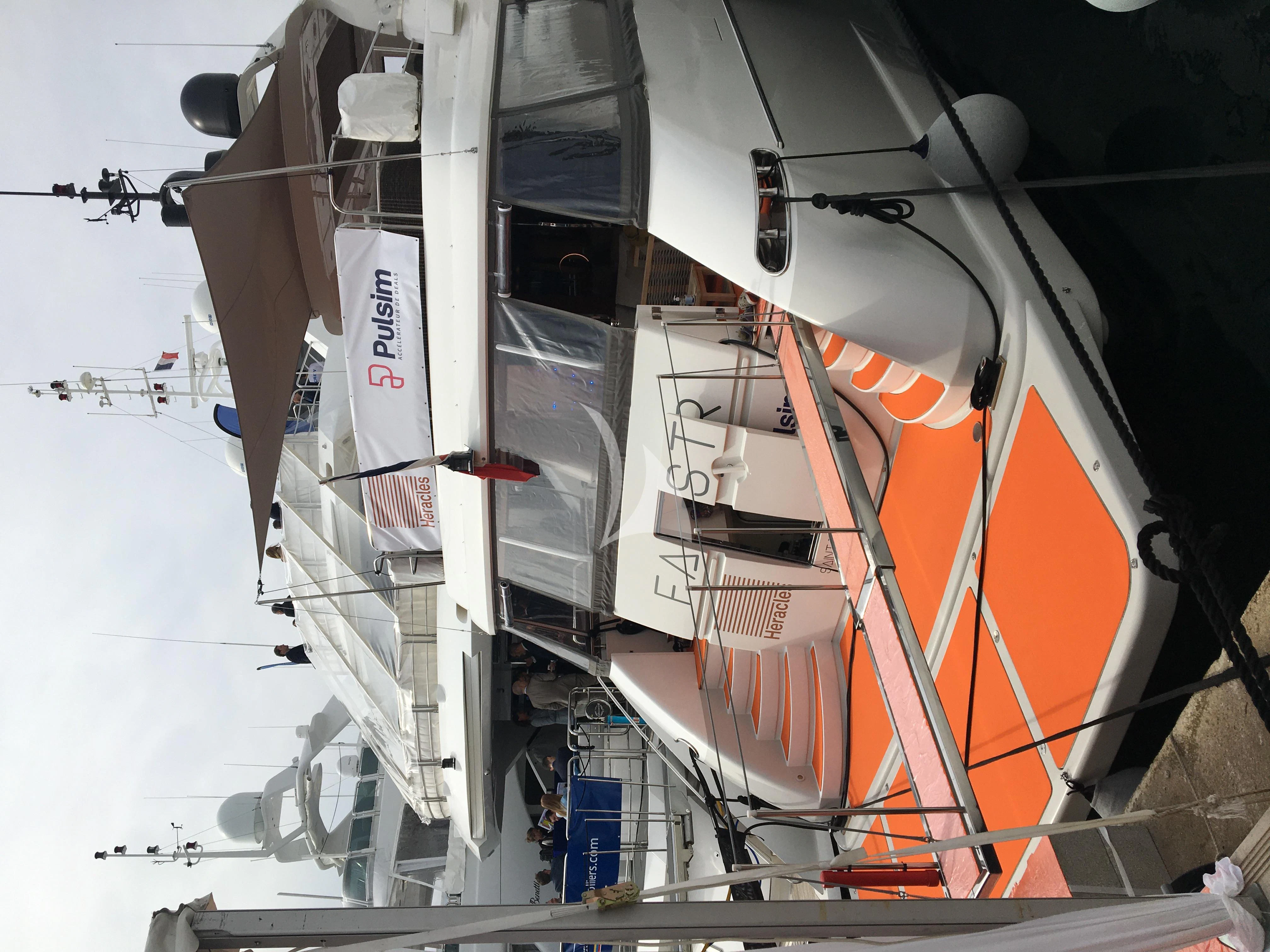 diagram, engineering drawing aboard FASTER Yacht for Sale