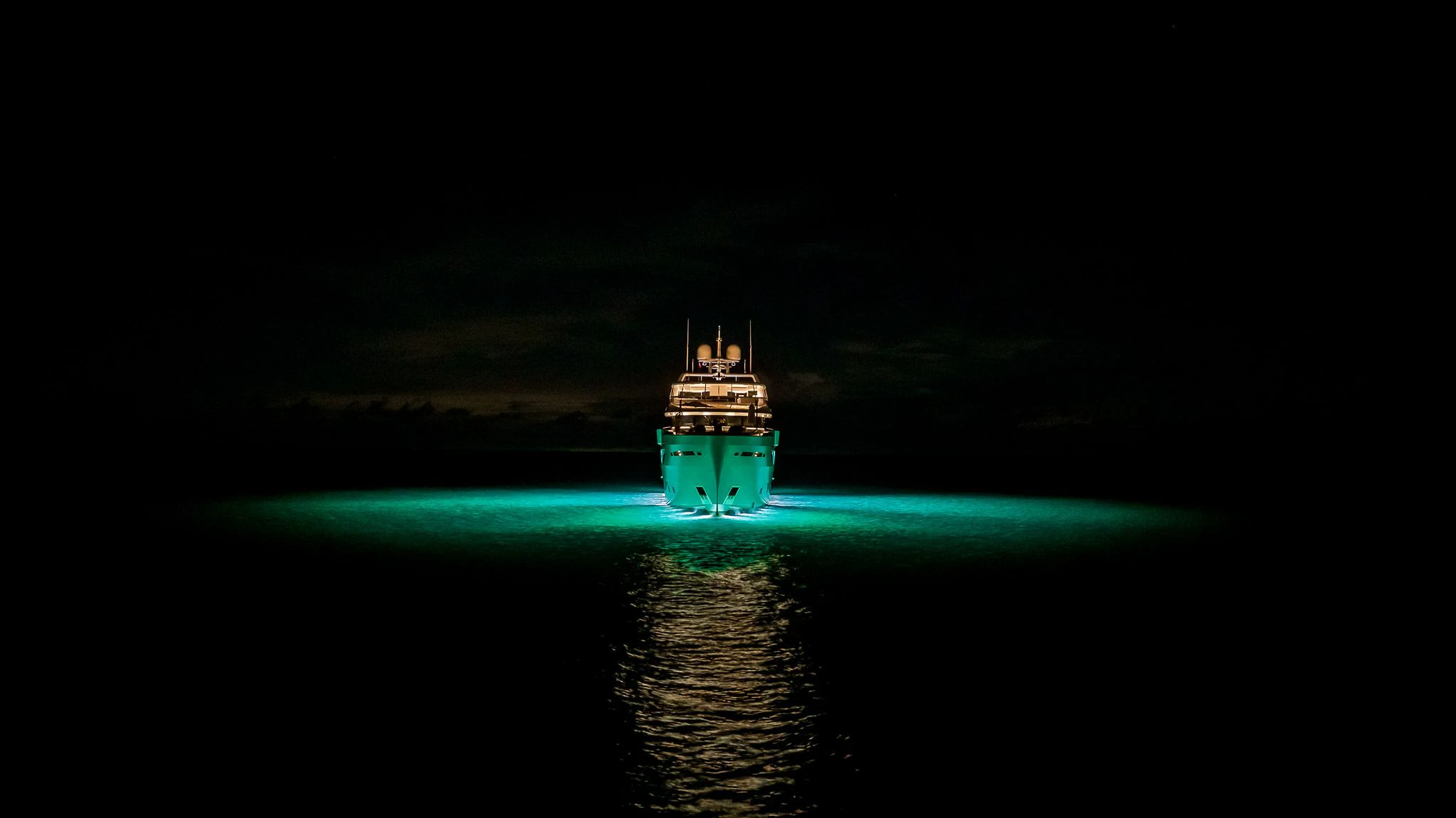 a ship in the water aboard KING BABY Yacht for Sale