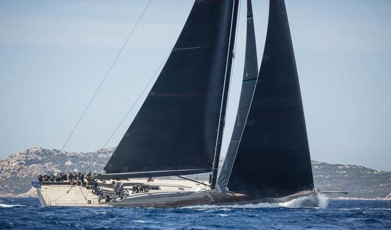 a sailboat on the water aboard SPIRIT OF MALOUEN X Yacht for Sale