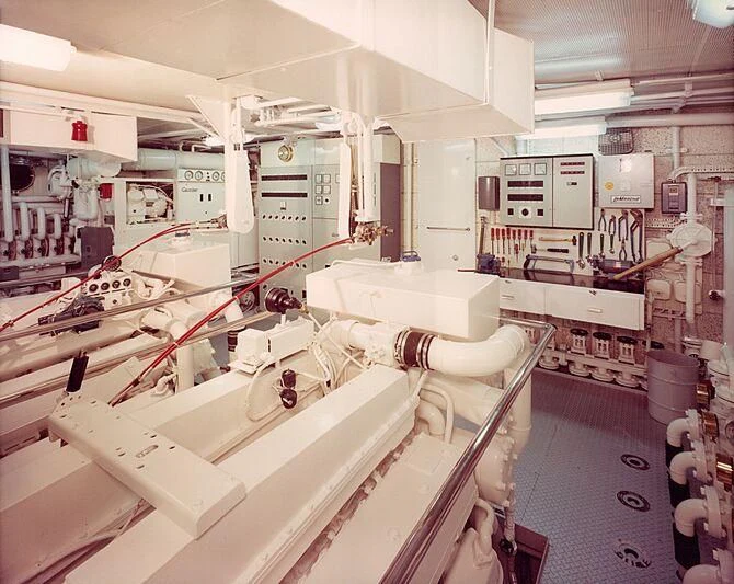 a room with medical equipment aboard BLACKHAWK Yacht for Sale