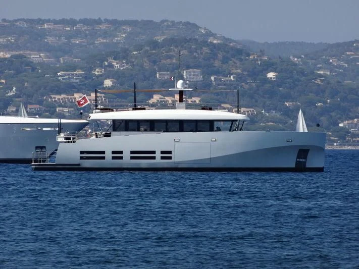 a boat in the water aboard LA PETITE OURSE Yacht for Sale