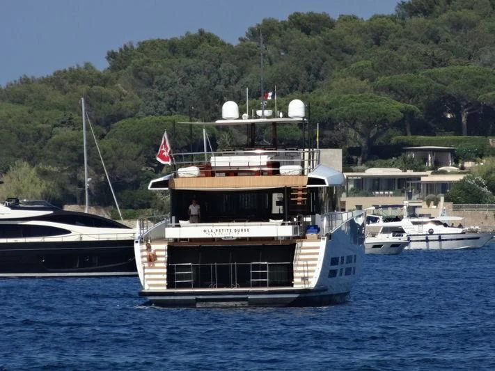 a boat on the water aboard LA PETITE OURSE Yacht for Sale