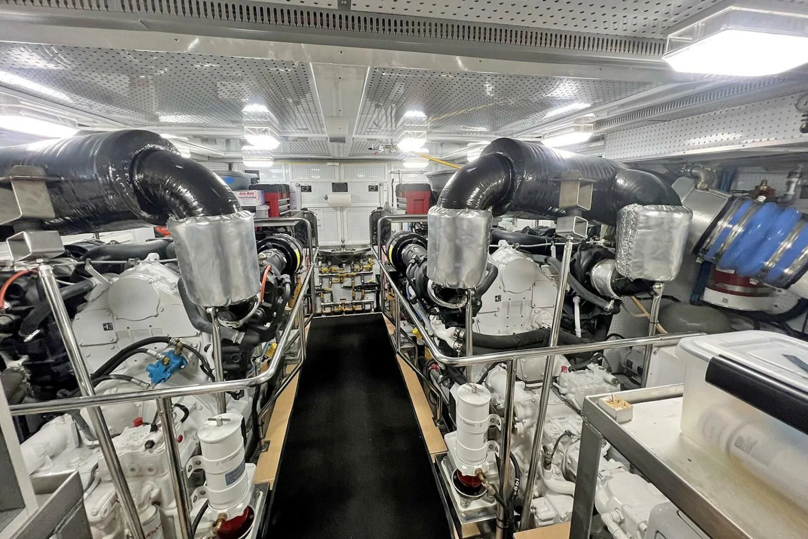 a large factory with machinery aboard INSIGNIA Yacht for Sale