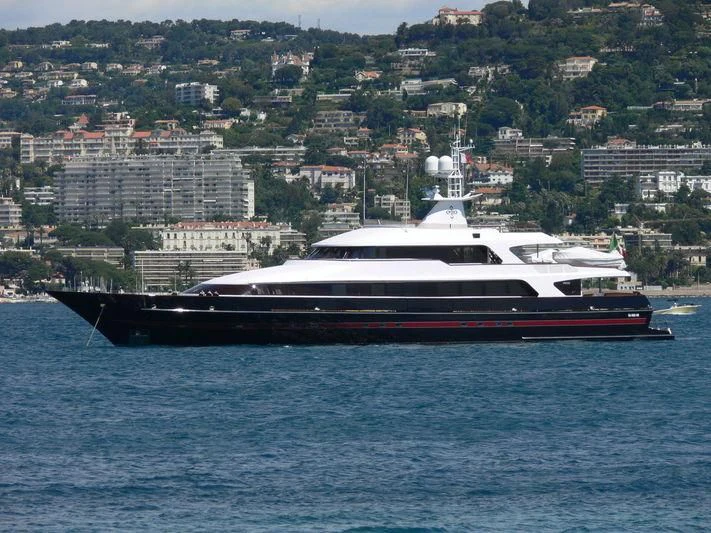 a boat in the water aboard T.M. BLUE ONE Yacht for Sale