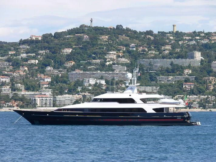 a boat on the water aboard T.M. BLUE ONE Yacht for Sale