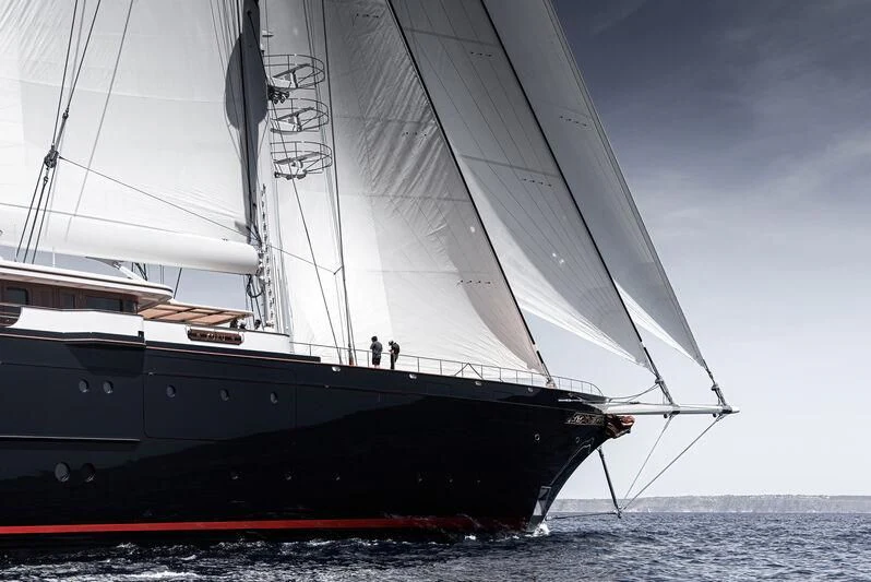 a boat on the water aboard KORU Yacht for Sale