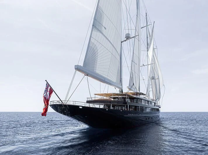 a boat on the water aboard KORU Yacht for Sale